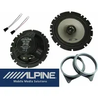 DSX Alpine passend für Seat Ibiza 6K 1999-2002 2Wege Lautsprecher Boxen Set Tür Vorn 220 Watt