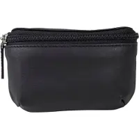 OEM Kleine Gürtelbörse Echt-Leder, schwarz Travel-Line