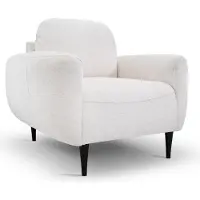 Design Möbel BOHO Sessel 102x90x91 cm – Polstersessel mit Armlehnen, Relaxsessel im Boho-Stil, Clubsessel für Wohnzimmer & Büro