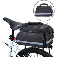 XS Gepäckträgertasche wasserdichte Fahrradtasche Hinterradtasche Gepäckträger Tasche mit Regenhülle