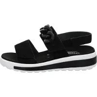 Semler Komfort Sandalen SAMT-CHEVRO Damen 31363036353033 Schwarz 40 EU