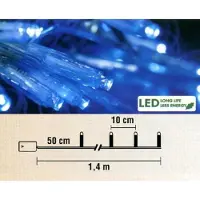 Star Micronics Micro LED Lichterkette 10er Batteriebetrieb blau Best Season 725-24