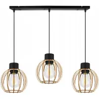 Light11 HOME Hängelampe, Deckenleuchter, Holz, LED-Lampenschirm