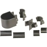 MPB Pieper Stockhalter für Rollstühle u. Rollatoren, Universal, für 22 oder 25,4 mm Ø