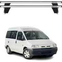 Menabo Dachträger Grundtäger für Fiat Scudo 1994-2007 75kg Alu Silber 2 tlg