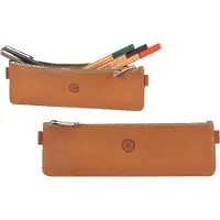 Sonnenleder Stiftetui Federtasche Leder Stifteetui Stiftmäppchen Boldt natur braun 801-394-01