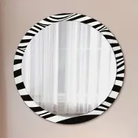 Coloray Ø100cm Modern Spiegel - Wandspiegel Wandmontage- Schlafzimmer - Abstrakt Welle
