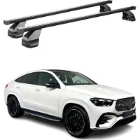 Menabo Dachträger Grundtäger für Mercedes GLE C167 2018-2025 75kg Stahl Schwarz