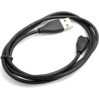 System-S USB Kabel für Garmin Smartwatch vivoactive 3 Fenix 5 100cm In Schwarz