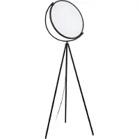 Eglo LED Stehlampe Renitale, 1 flammige Stehleuchte Modern, Standleuchte aus Stahl und Kunststoff, Wohnzimmerlampe, Bürolampe, Lampe mit Trittschalter