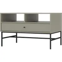 Masseno Couchtisch TORINO 100,2 cm Kaffetisch für Wohnzimmer Sofatisch Wohnzimmertisch Hellgrün