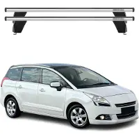 Menabo Dachträger Grundträger für Peugeot 5008 2009-2016 Querträger ABE Alu Grau