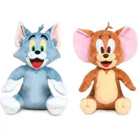 Play Tom und Jerry Plüsch ca. 37cm - 2er Set, Plüschfigur, Stofftier