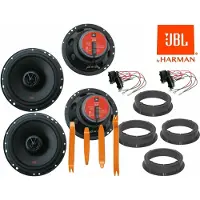 DSX JBL für VW Polo 9N Bj 01-05 Set Lautsprecher Vorne Hinten + Ausbau Werkzeug 480 W
