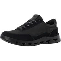 Clarks Nature X Wildleder-Turnschuhe, Schwarz 41 EU