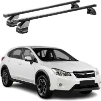 Menabo Dachträger Grundtäger für Subaru XV mk1 2012-2017 75kg Stahl Schwarz 2x