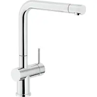 SYSTEMCERAM KeraDomo Fensterarmatur LIVE in CHROM mit Festauslauf /
