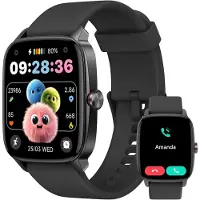 Oukitel YMZ Smartwatch 185 Inch Fitness Tracker Bluetooth Calls KI Sprachassistent 100 Sportmodi Unisex Uhr für iOS Android
