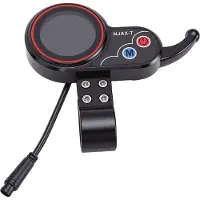 Lixada Display Panel Fit für Kugoo M4 Elektroroller 6 Pin Wasserdicht Elektroroller Dashboard Display Tachometer Ersatz