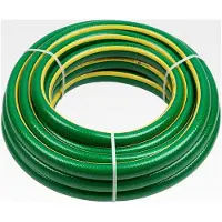 Markenlos Schlauch Kreuzgewebe, 19,05 mm (3/4 Zoll) - 20 m Länge - Für die Bewässerung kleiner Flächen - Trittfest und abriebfest - UV-beständig, Gartenschlauch aus Erst-PVC