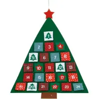 Koopman Adventskalender, mit 24 Täschchen Filztannenbaum