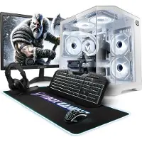 VIBOX VIII-210 Gaming PC Set Komplett - Monitor 23 Zoll - Intel Core i9 12900KF 5,2 GHz - AMD RX 9070 16 GB - 16 GB RAM - 1 TB SSD - Windows 11 - WiFi 6 + Bluetooth 5.4