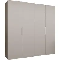MEBLE KRYSPOL , Kleiderschrank, Schrank 200 cmx202x52, Kaschmir, Kaschmir