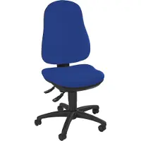 LÜLLMANN Bürodrehstuhl Bandscheiben Schreibtischstuhl Drehstuhl Bürostuhl Blau 210171