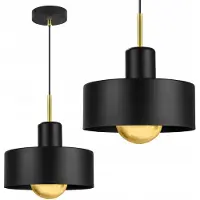Light11 HOME Moderne Pendelleuchte Metall Lampenschirm – Hängelampe Deckenleuchte Design