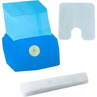 JaTop Filter Set 10 Staubsaugerbeutel geeignet für Lux Electrolux 770-795
