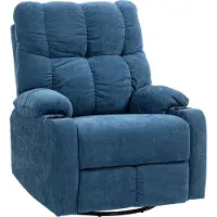 SUGIFT Ruhesessel, Fernsehsessel Polyester, Blau