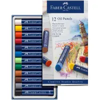 Faber-Castell CASTELL Ölpastellkreiden 12er Kartonetui 6 Stk