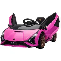 HOMCOM Kinder Elektroauto, 12V Elektrisch Kinderfahrzeug mit 2,4G-Fernbedienung