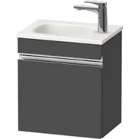 Duravit Waschtischunterschrank wandhängend Sivida 40x44x29,5cm, Tür, re, graph ma, Gr. chr