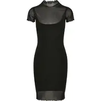 Urban Classics Mesh Double Layer Kurzarmkleid