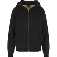 Urban Classics Sweatjacke "Ladies Bonded Sherpa Zip Hoody"