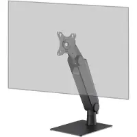 Goobay Freistehende Single-Monitorhalterung, schwarz (70821)