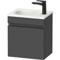 Duravit Waschtischunterschrank wandhängend Sivida 40x44x29,5cm, Tür, li, graph ma, Gr. sw
