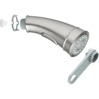 GROHE Spülbrause 46890, supersteel/night time grey