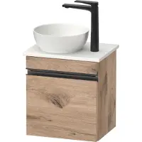 Duravit Konsolen-Waschtischunterschrank wandhängend Sivida 40x44x32,5cm, Tür, Gr. sw, li, Ei Marm