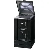 Wamsler wasserführender Küchenofen | K 158 CL | 22 kW | Schwarz