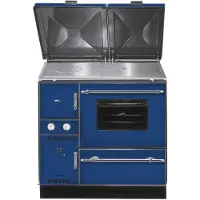 Wamsler wasserf. Küchenofen | K 148 CL | 23 kW | blau/chrom | rechts