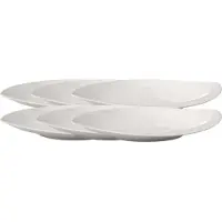 Villeroy & Boch Schale "Schalen flach New Cottage Special Serve Salad 600 ml 6er Set weiß", weiß, Schüsseln, Schale