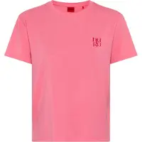 HUGO Pyjamaoberteil aus Stretch-Jersey mit Logo-Artwork, Rundhals, regular fit