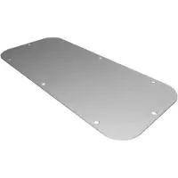 Rittal Metall-Flanschplatte AX 2572100 mit metrischer Vorprägung,BT: 339x149 mm