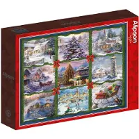Alipson Puzzle ALIPSON Quadratisches Puzzle Nachttisch, viereckig, 1000 Stü ck