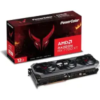 PowerColor Red Devil RX 7700 XT 12G-E/OC, Radeon RX 7700 XT, 12 GB, GDDR6, 192 Bit, 7680 x 4320 Pixel, PCI Express 4.0