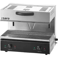 Saro PAVIA 2, Schwarz, Edelstahl, Edelstahl, Drehregler, 4000 W, 400 V, 50 Hz