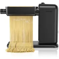 Arendo Nudelmaschine elektrisch, Pasta Maker, 5 Stärken, 120 W, Nudelwalze, 2 Schneideinsätze 2 mm & 6 mm, Knetmaschine