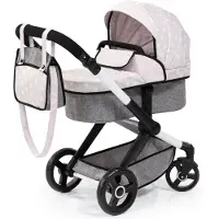 Bayer - Puppenwagen Xeo - Pink / Grau